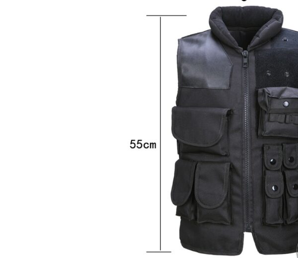 Tactical Vest Black Mens Military Hunting Vest - Image 6